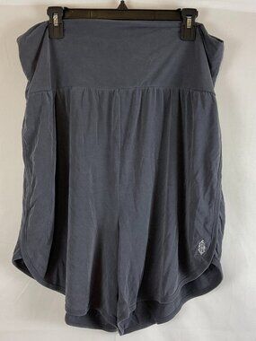 FP Movement Free People Slinky Shorts XL Gray Pull On Pockets